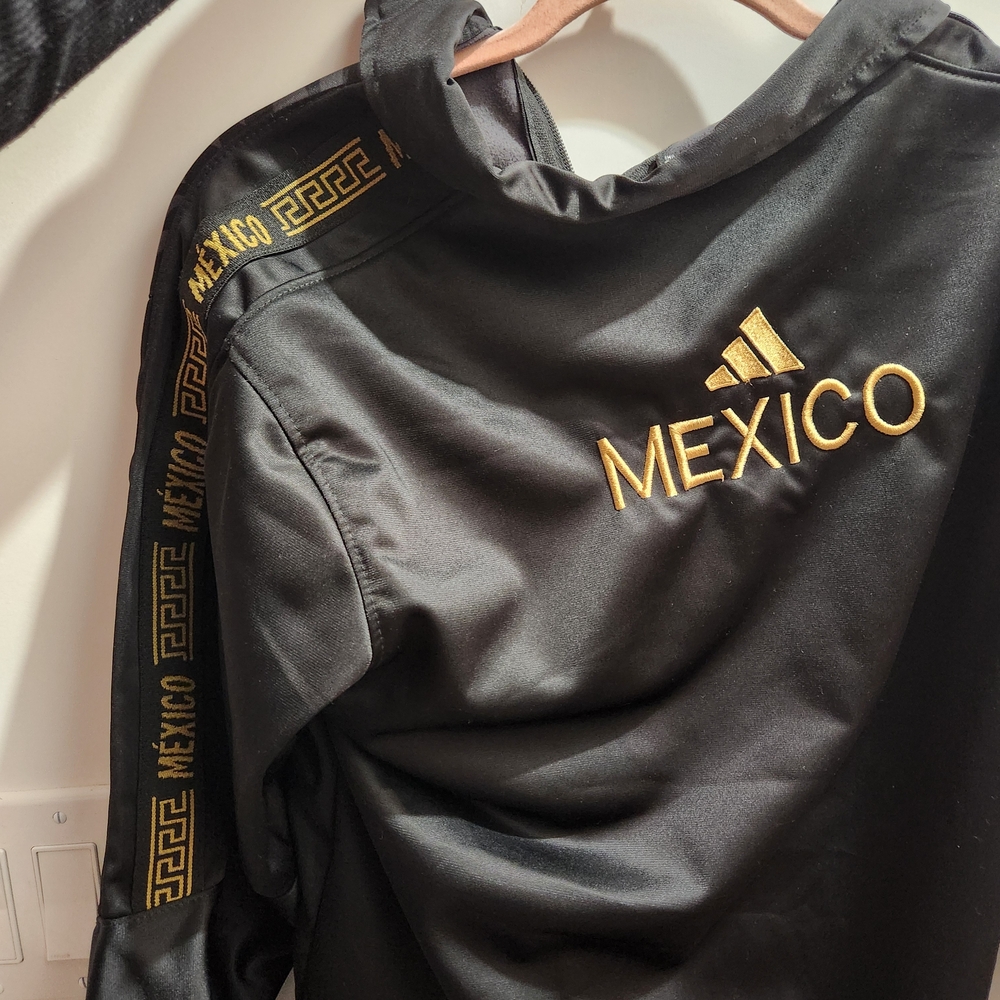 Black Graphic Men's Jacket - Picture 3 of 4